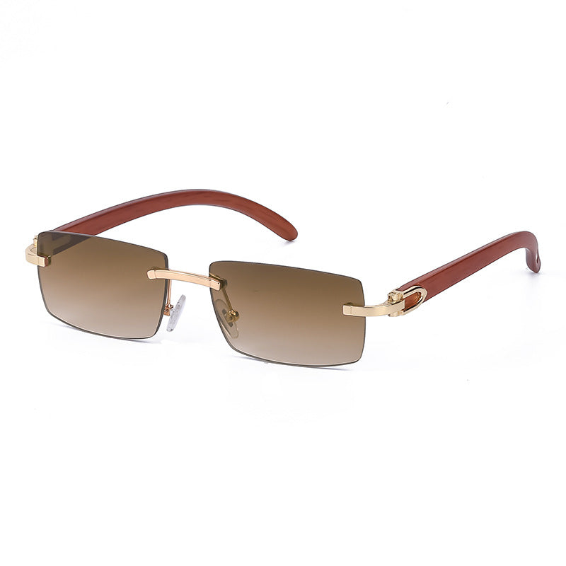 Wholesale Men's Super Clear Frameless PC Sunglasses